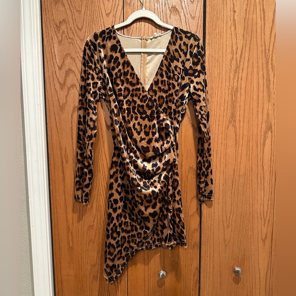 Leopard print dress